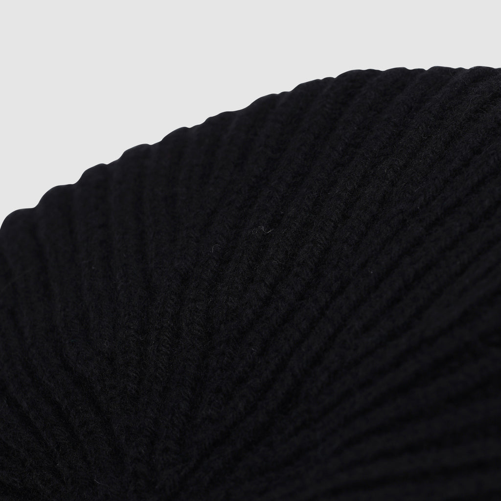 ACCESSORIES - Ganni Women's Rib Beret Black Hat
