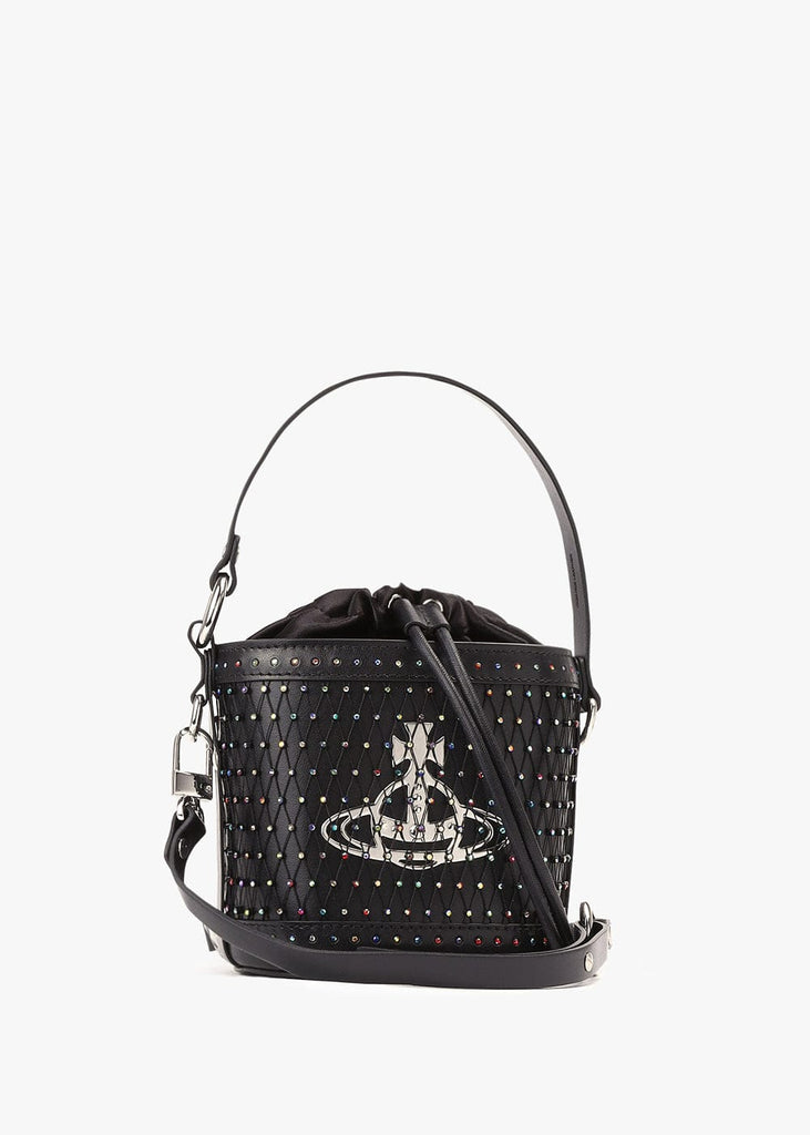 Vivienne Westwood Daisy Lizard-effect Bucket Bag