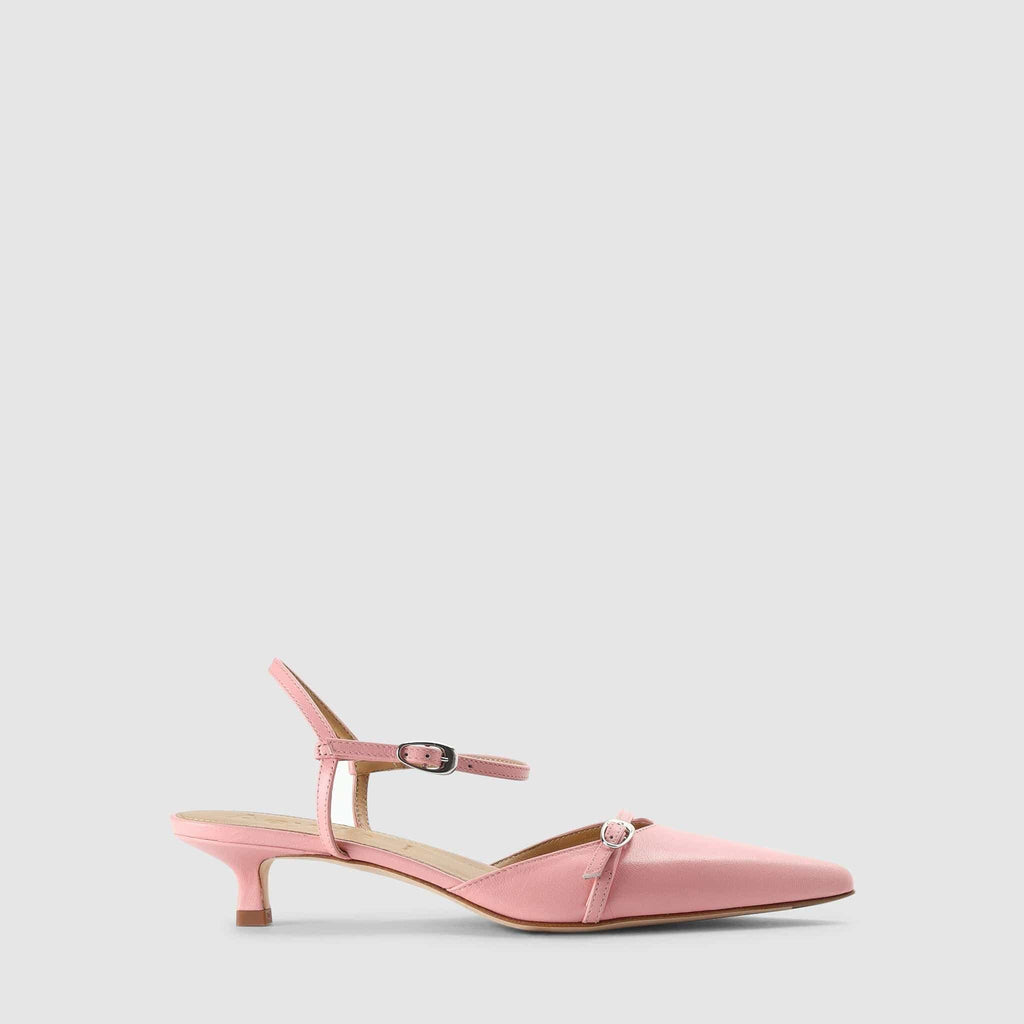 Shoes - Aeyde Women's Melia Pink Heels
