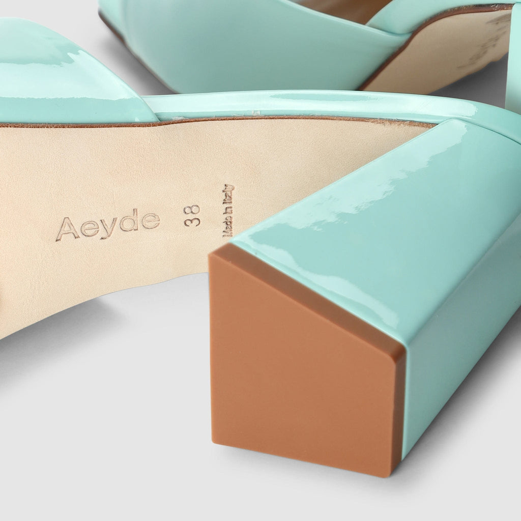 Shoes - Aeyde Women's Sandi Blue Heels