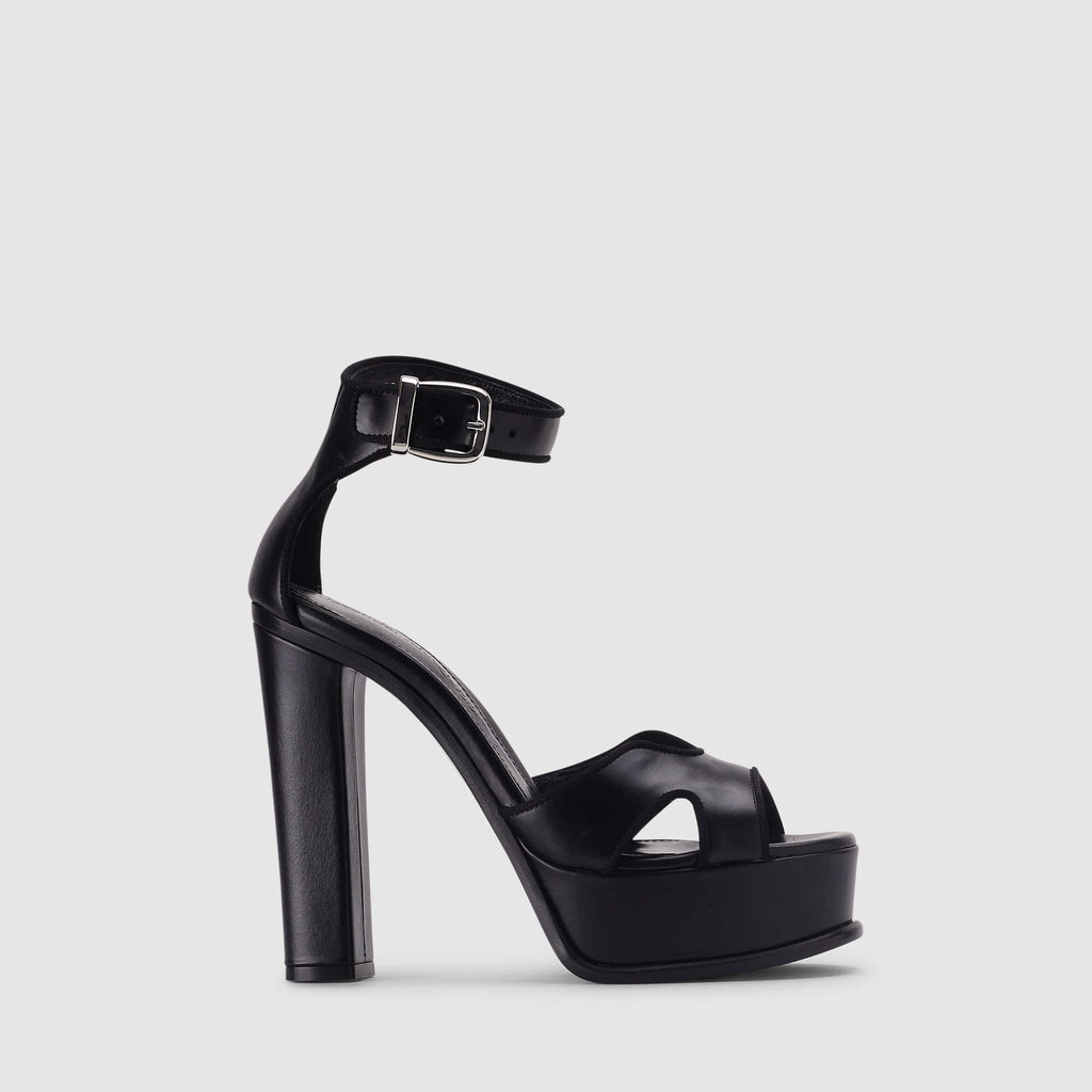Shoes - Alexander McQueen Women's Butterfly Platform Black Heels