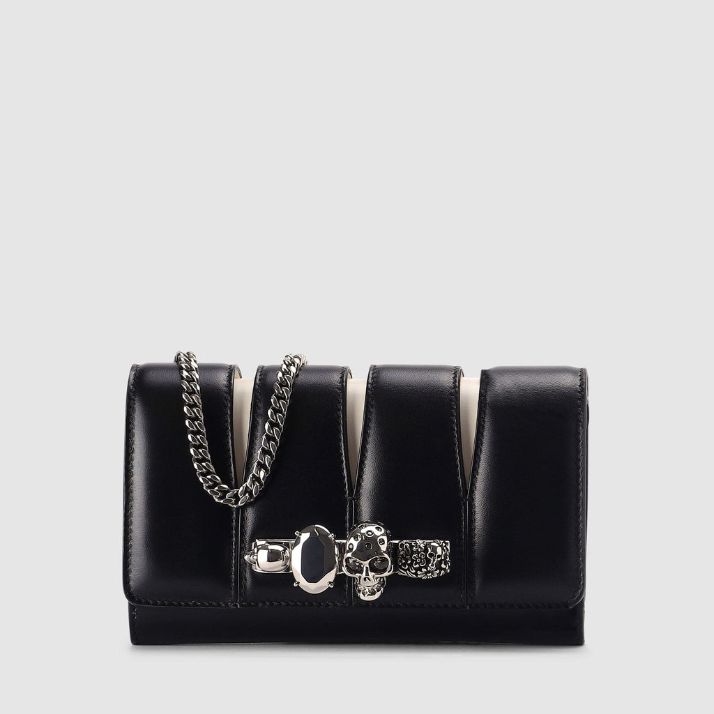 BAGS - Alexander McQueen Women's The Slash Black Clutch Bag