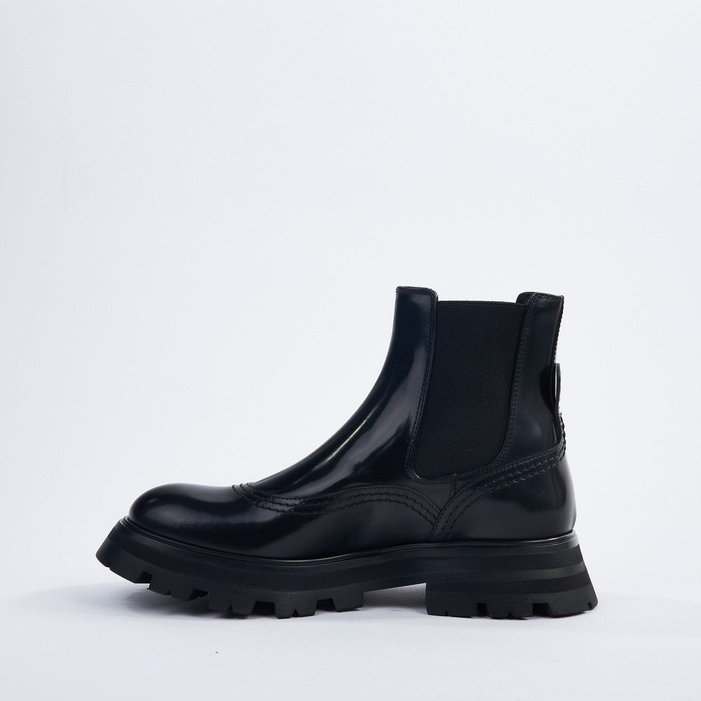 Shoes - Alexander McQueen Women's Wander Low Black Ankle Boots