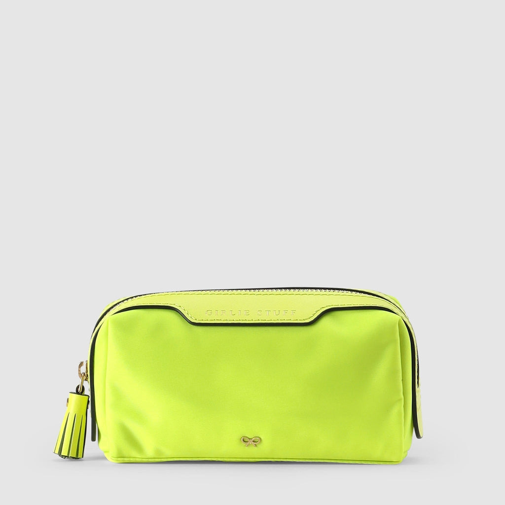 ACCESSORIES - Anya Hindmarch Women's Girlie Stuff Neon Yellow Pouch