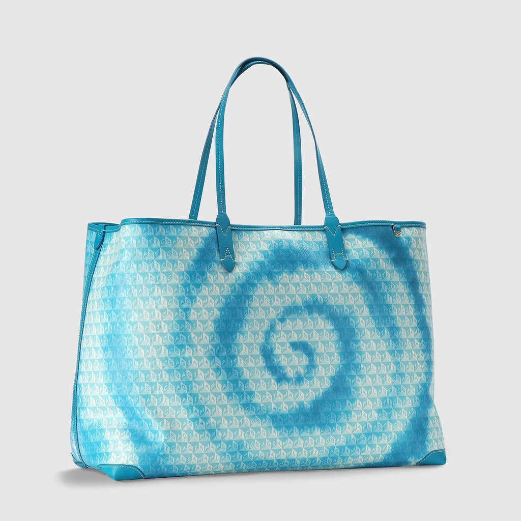 BAGS - Anya Hindmarch Women's I Am A Plastic Bag Tie Dye Blue Tote Bag