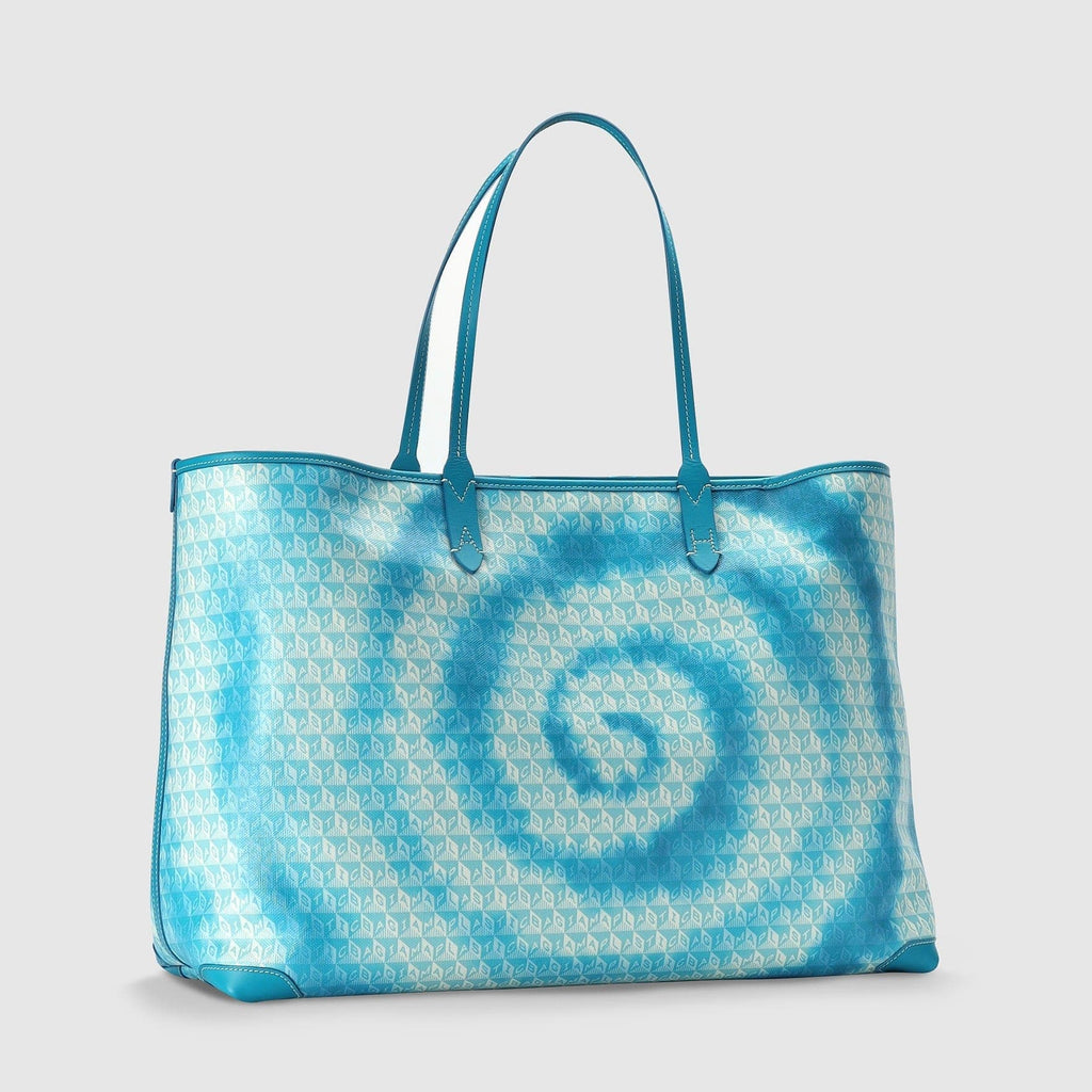 BAGS - Anya Hindmarch Women's I Am A Plastic Bag Tie Dye Blue Tote Bag