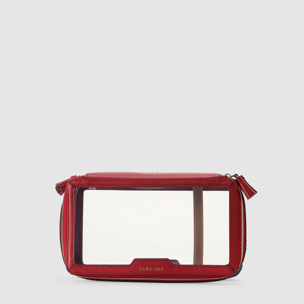 ACCESSORIES - Anya Hindmarch Women's Inflight Red Pouch