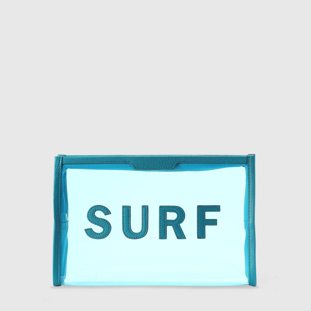 ACCESSORIES - Anya Hindmarch Women's Surf Blue Pouch