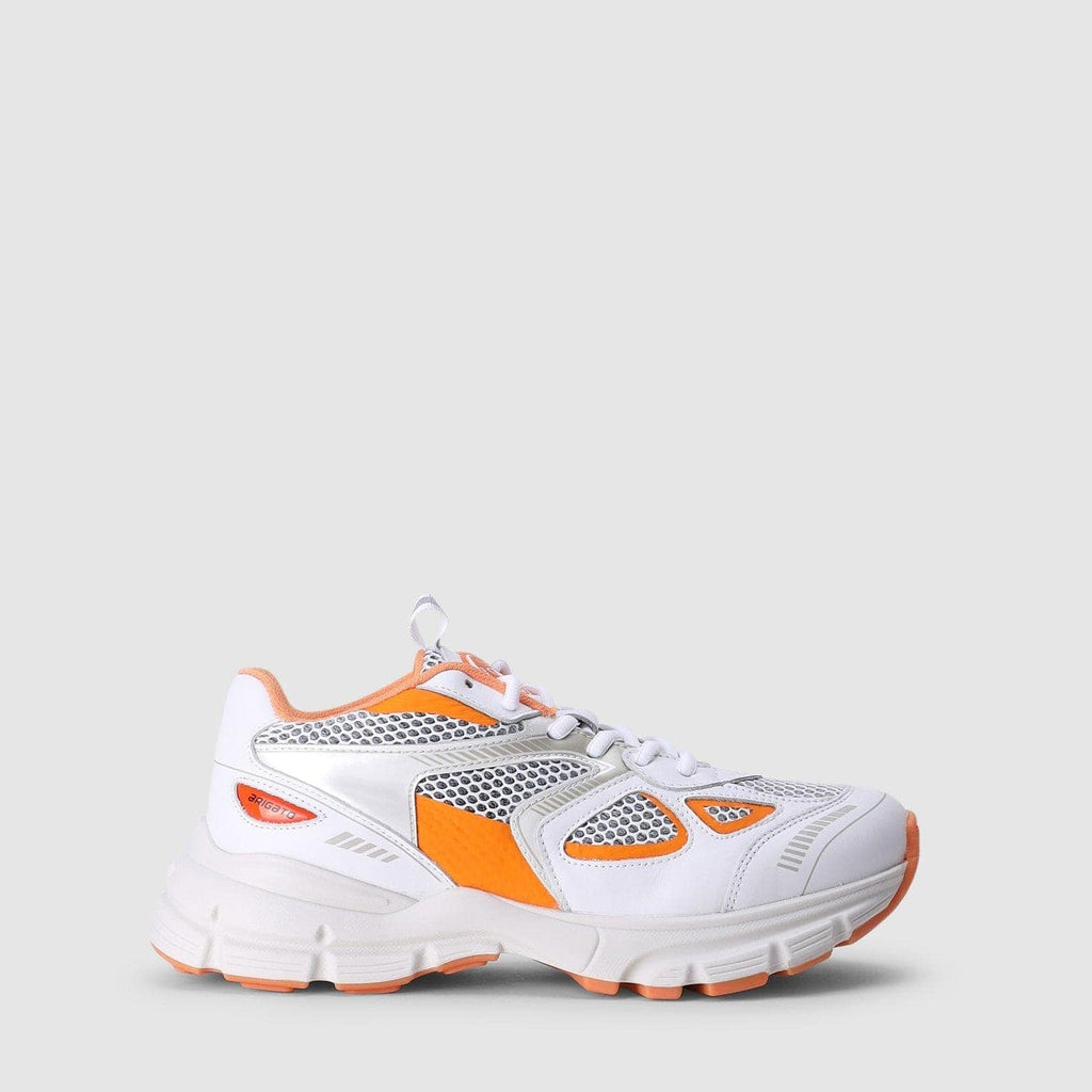 Shoes - Axel Arigato Women's Marathon White Orange Trainers