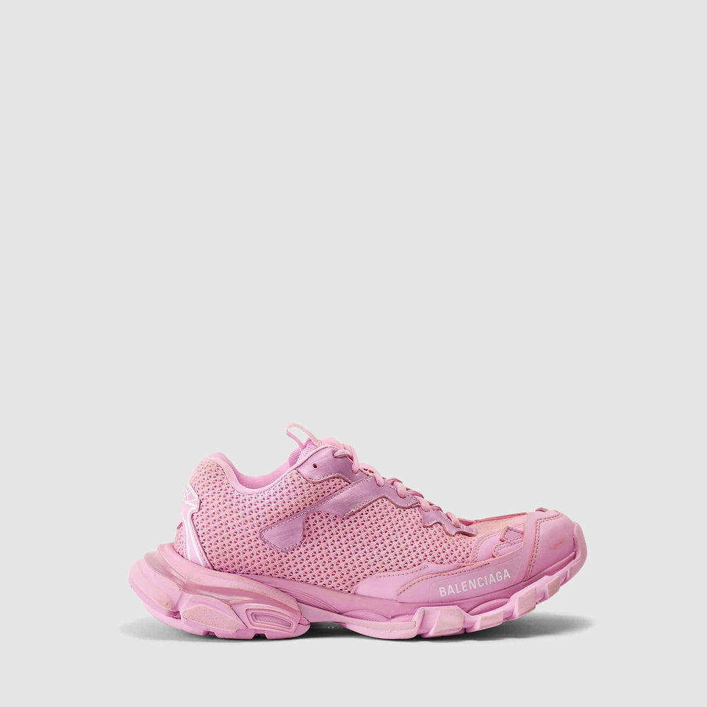 Shoes - Balenciaga Women's Track 3.0 Distressed Pink Trainers