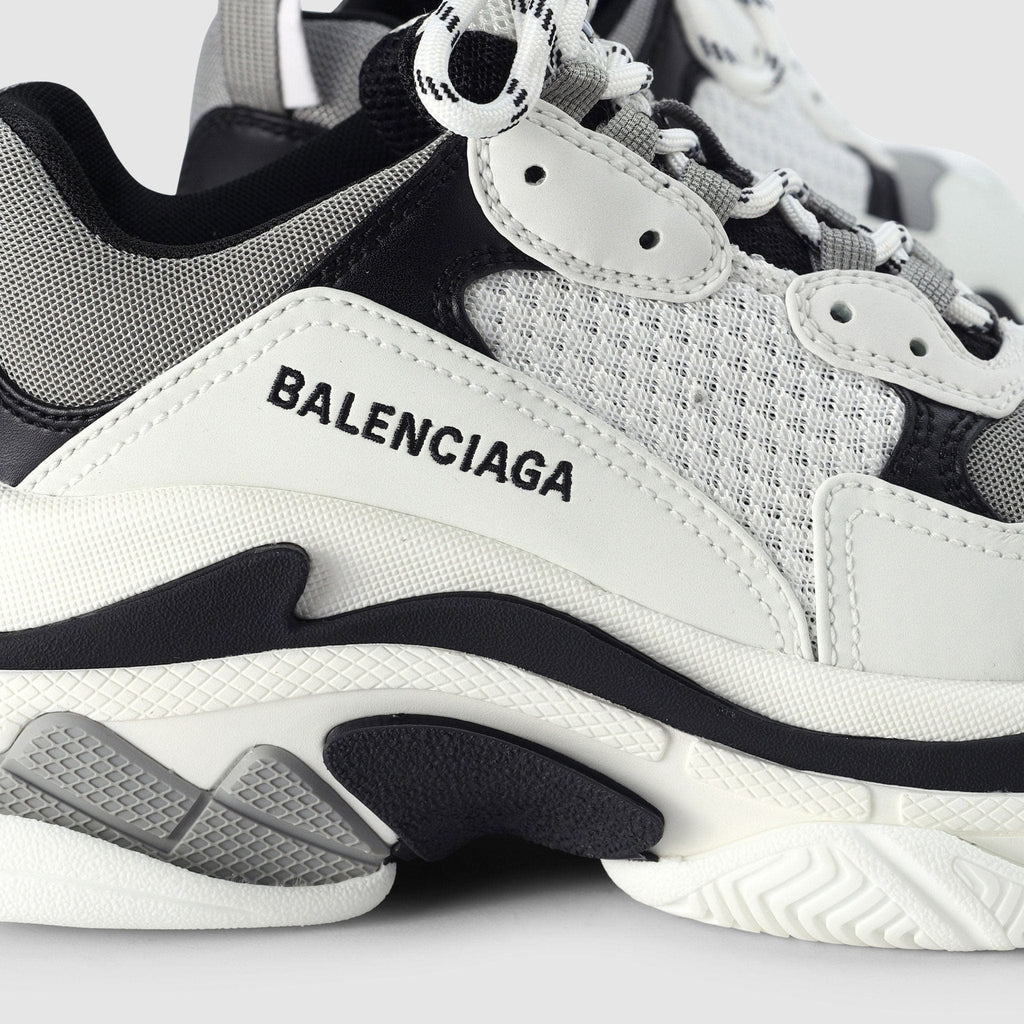 Shoes - Balenciaga Women's Triple S White Black Grey Trainers