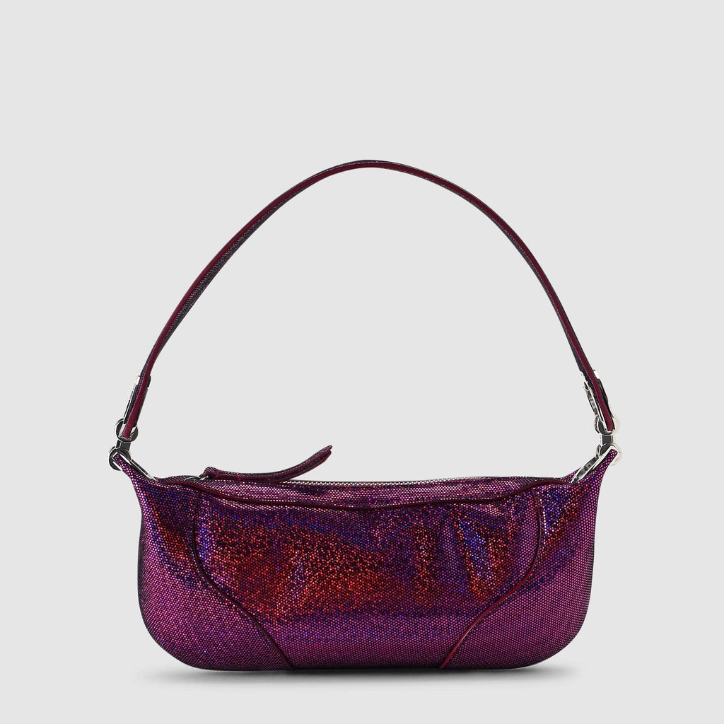 BAGS - By Far Women's Mini Amira Fuchsia Pink Shoulder Bag
