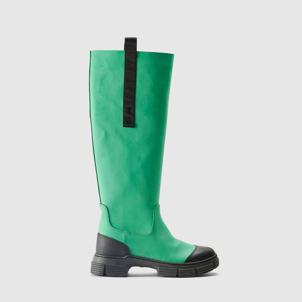 Shoes - Ganni Women's Country Bright Green Boots