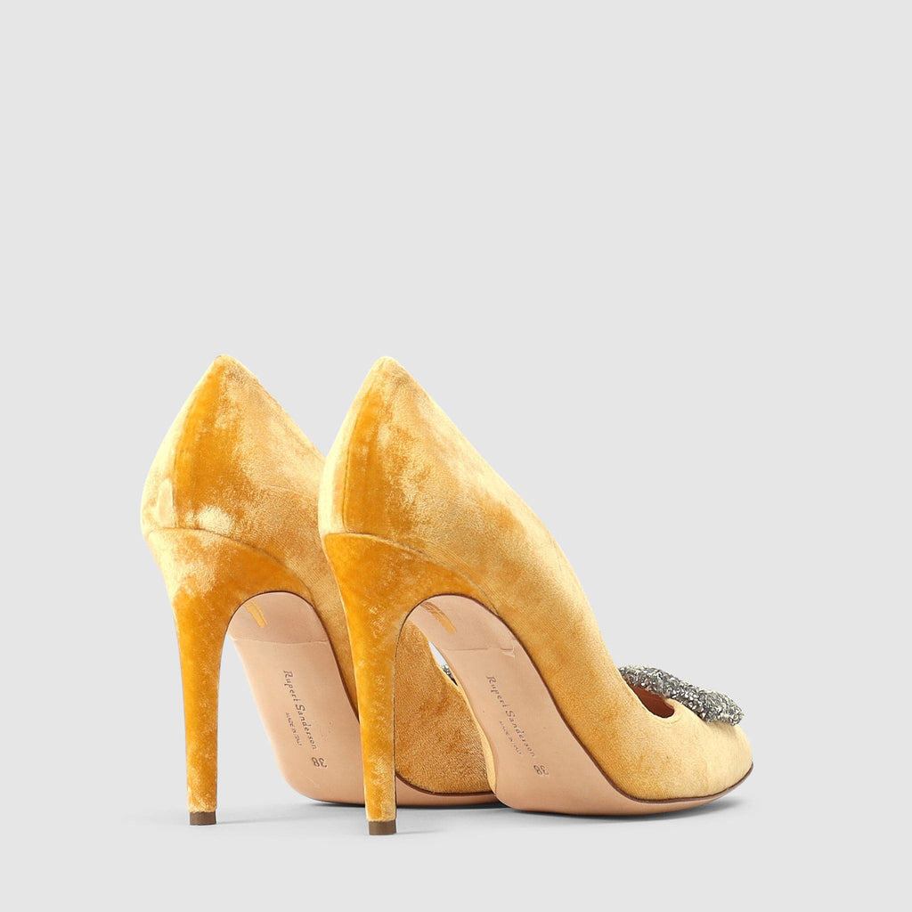 Shoes - Rupert Sanderson Women's Malory Yellow Heels