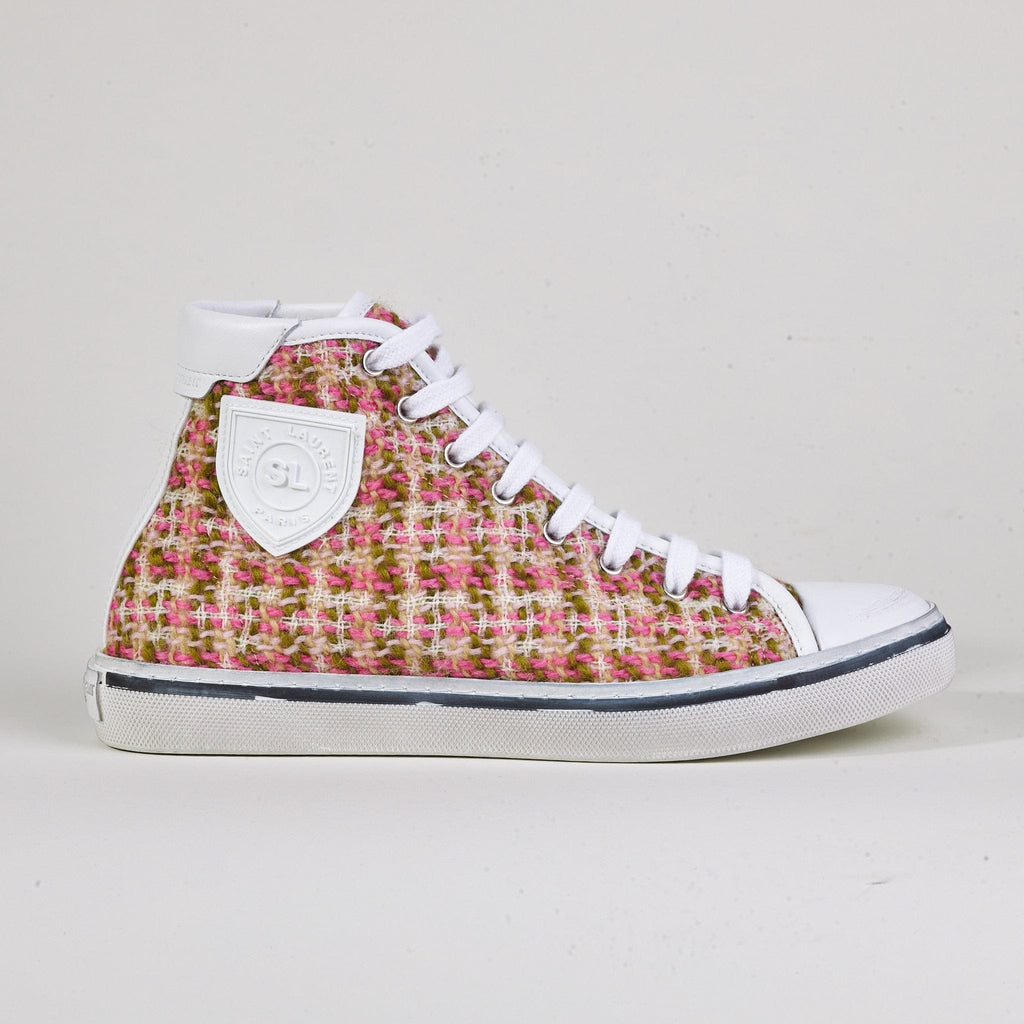 Shoes - Saint Laurent Women's Bedford Pink Sneakers