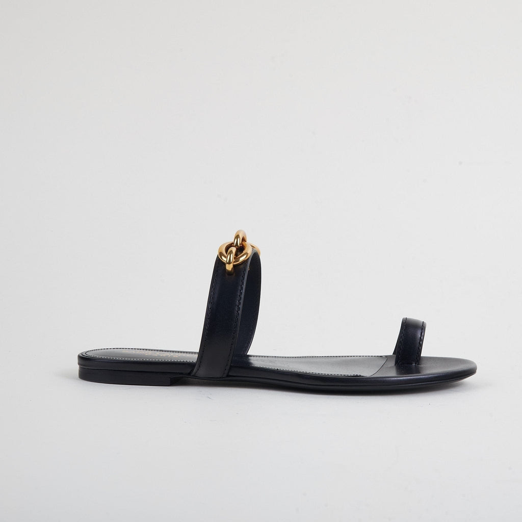 Shoes - Saint Laurent Women's Le Maillon Black Sandals
