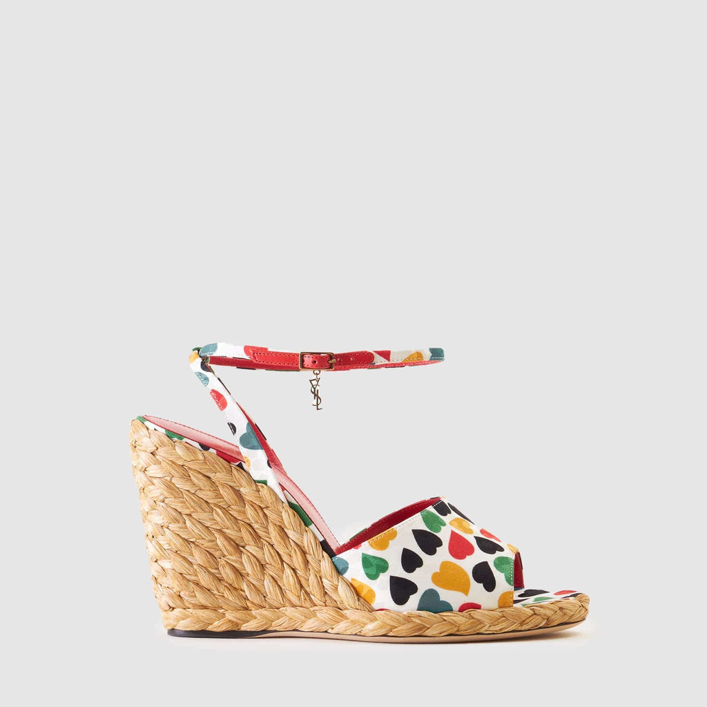 Shoes - Saint Laurent Women's Paloma 95 Multicoloured Sandals