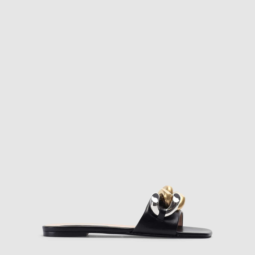 Shoes - Stella McCartney Women's Falabella Black Slides
