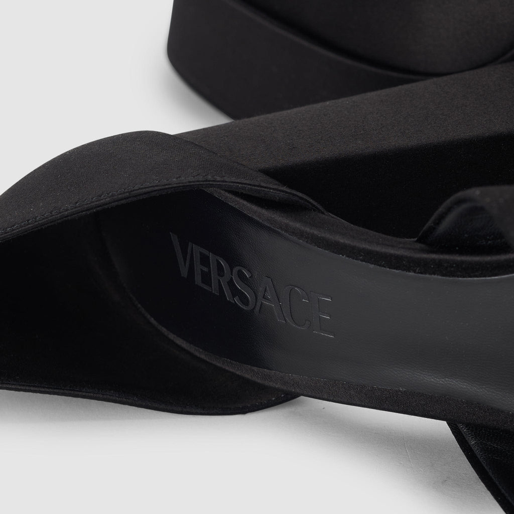 Shoes - Versace Women's Medusa Aevitas Single Platform Black Heels