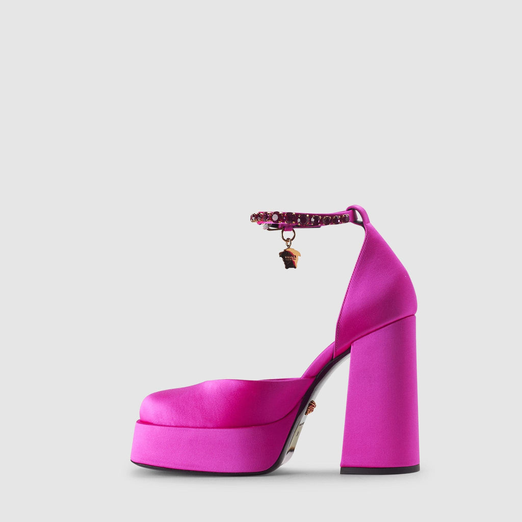 Shoes - Versace Women's Medusa Aevitas Single Platform Pink Heels