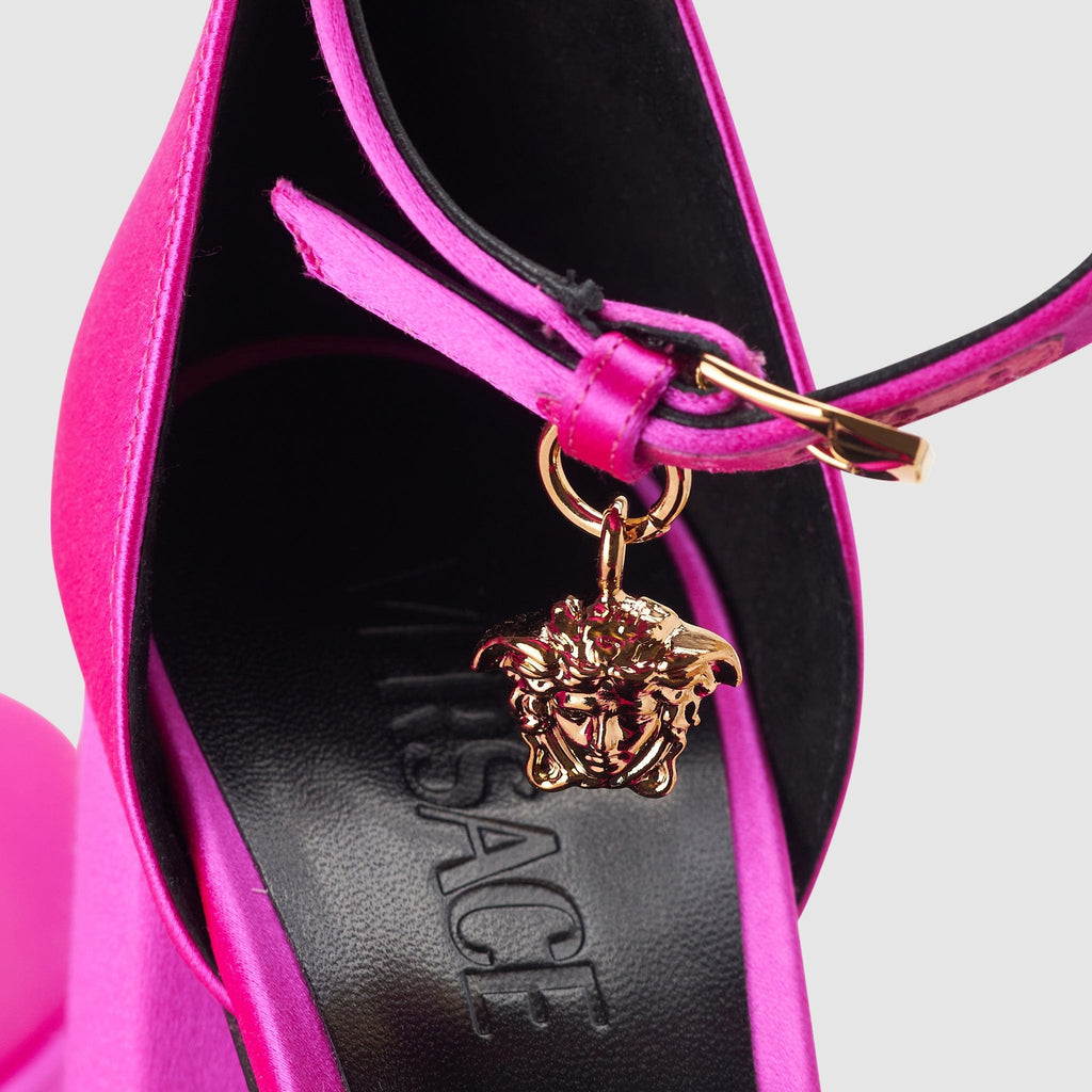 Shoes - Versace Women's Medusa Aevitas Single Platform Pink Heels