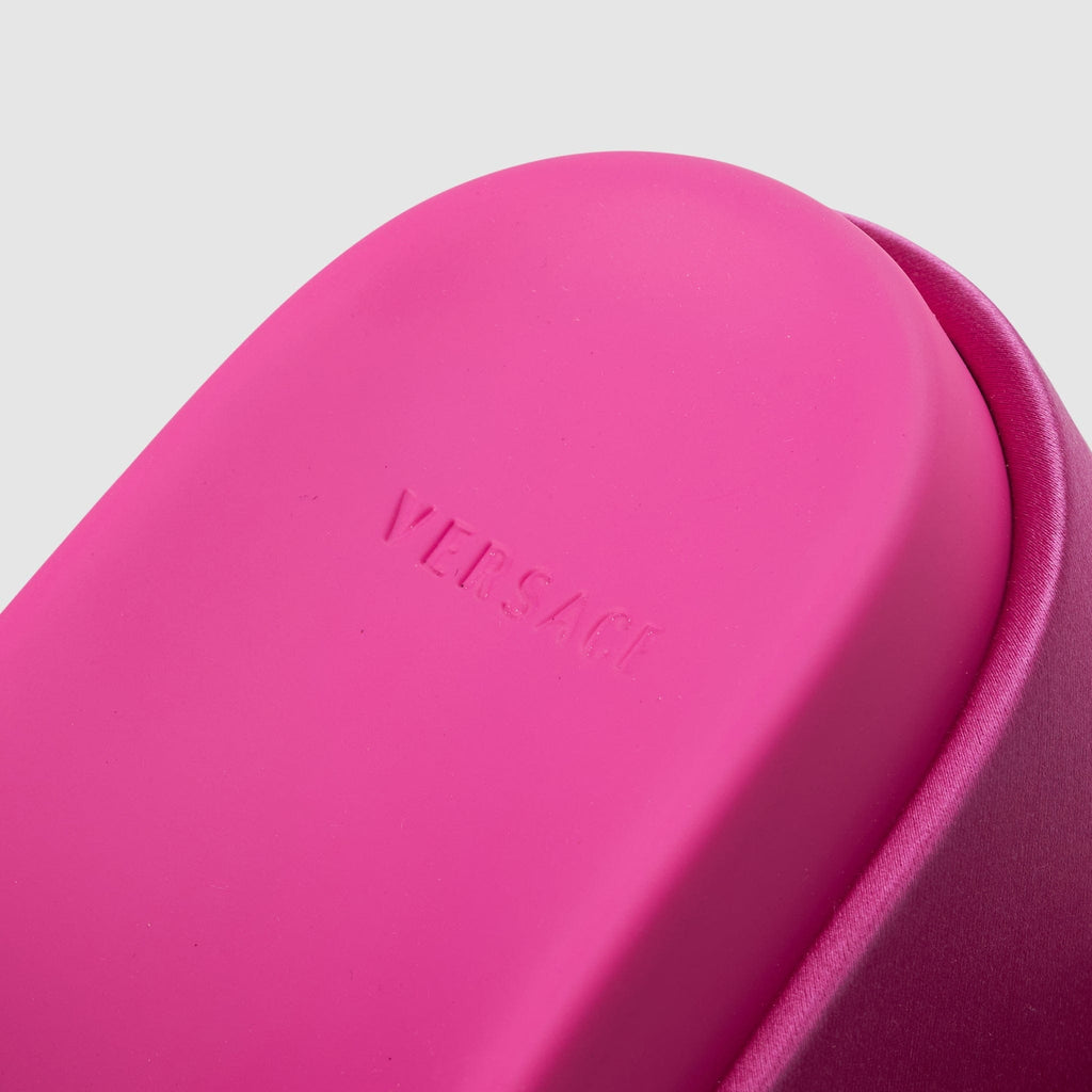 Shoes - Versace Women's Medusa Biggie Platform Pink Slides
