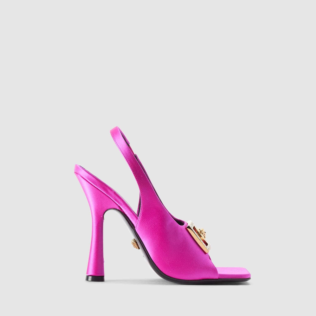 Shoes - Versace Women's Medusa Crystal Pink Heels