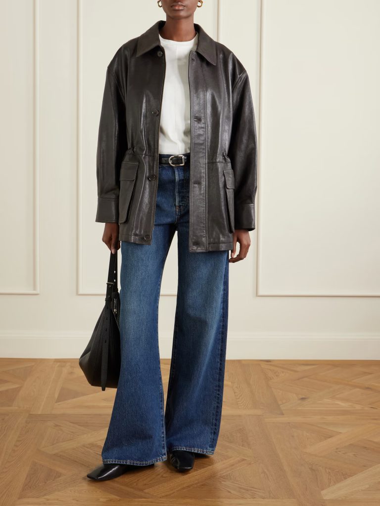 ARMA Leather jacket | NET-A-PORTER
