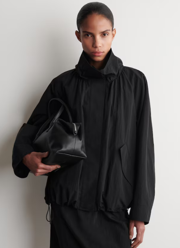 COS NYLON FUNNEL-NECK JACKET (1)