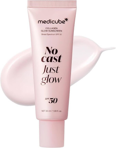 Medicube No Cast Just Glow Collagen Sunscreen SPF50