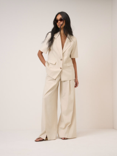 Relaxed Single Breasted Boyfriend Blazer | Nobody's Child X Louise Thompson